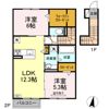 D-ROOM Fourth B棟の間取り画像