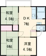 ウィンディアAの間取り画像