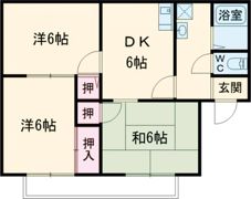 サンパレス陵南の間取り画像
