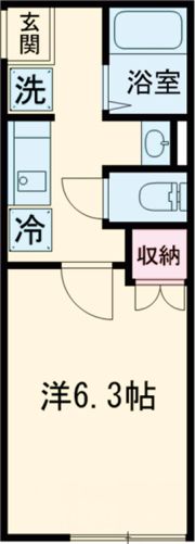 Plume木更津(プリュームキサラヅ)の間取り画像