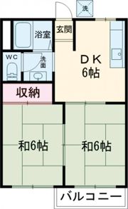 ラフォーレ城南の間取り画像