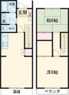 第3錦フルーツコーポ レモンの間取り画像