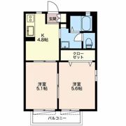 フレグランス石原坂Bの間取り画像