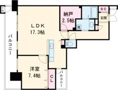 エイルマンション藤崎宮前の間取り画像