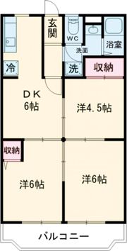 マロニエハイツの間取り画像
