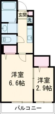 Mark Duo西所沢Ⅰの間取り画像