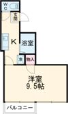 プランドール牧野駅前の間取り画像