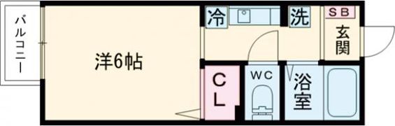 学園カリスの間取り画像