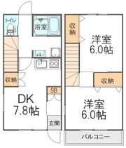 メゾンウエストの間取り画像