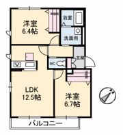 シャーメゾンATTENDER Iの間取り画像