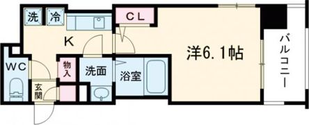 ロイヤル神戸三宮の間取り画像