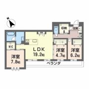 WithPlus天保山公園の間取り画像