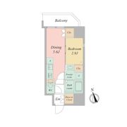 セレニテ日本橋エクラの間取り画像