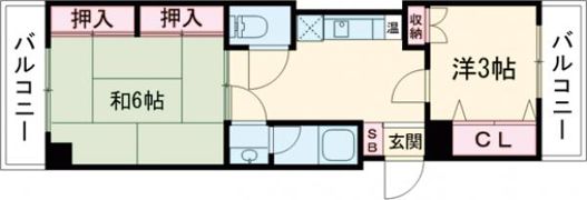 トシヤマンションの間取り画像