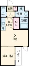 VINA山科WESTの間取り画像