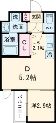 VINA山科WESTの間取り画像