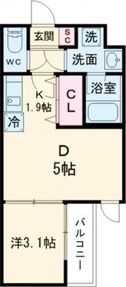 VINA山科WESTの間取り画像