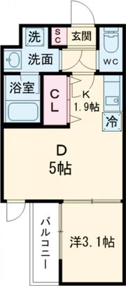 VINA山科WESTの間取り画像