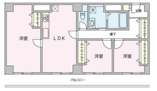 フェリス辰巳台の間取り画像
