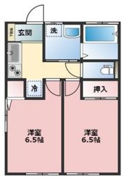 市松荘の間取り画像