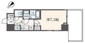 フェルテ中野の間取り画像