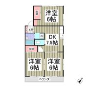 ハイツ奥州道の間取り画像