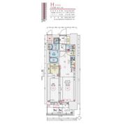 エステムコート名古屋TWIN WESTの間取り画像