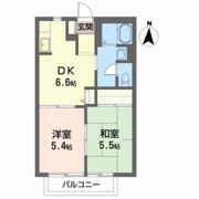 パピヨン Bの間取り画像