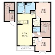 サラスガーナ Aの間取り画像