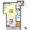 D Paina 菅馬場2Bの間取り画像