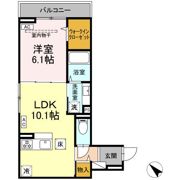 D Paina 菅馬場2Bの間取り画像