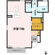 クレオFK Aの間取り画像