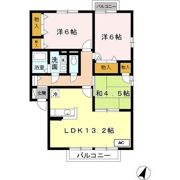 ウィンディ中村 Aの間取り画像