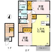 レセーナMの間取り画像