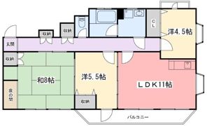 土山第三ビルの間取り画像