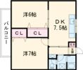 サンハイツHAMAの間取り画像