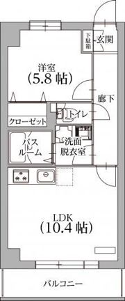 リベルテ甲州街道の間取り画像