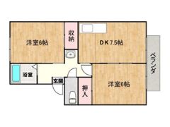 フジイコーポの間取り画像