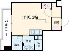 コネクト新水前寺の間取り画像