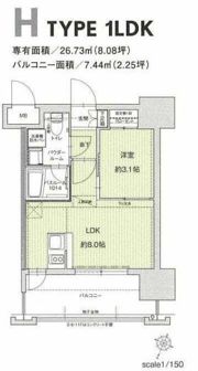 ドゥーエ赤坂の間取り画像