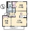 シャーメゾントゥモロー B棟の間取り画像