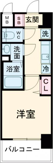 ファステート神戸ハーバーランドの間取り画像