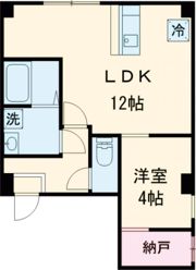 プランドール六ツ門Ⅱの間取り画像