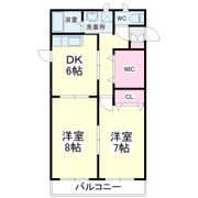 シティハイム香（カオリ）の間取り画像