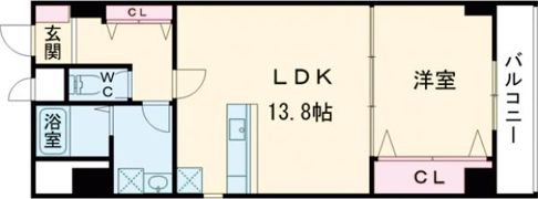 キンブリッジ壬生西院駅前の間取り画像