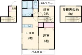 ソラーナ大刀洗の間取り画像