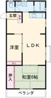 コーポ桜ケ丘の間取り画像