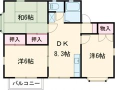 コーポクラージュの間取り画像