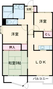 サンワプラザ福崎Ⅲの間取り画像