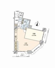 アルカディーナ京町堀の間取り画像
